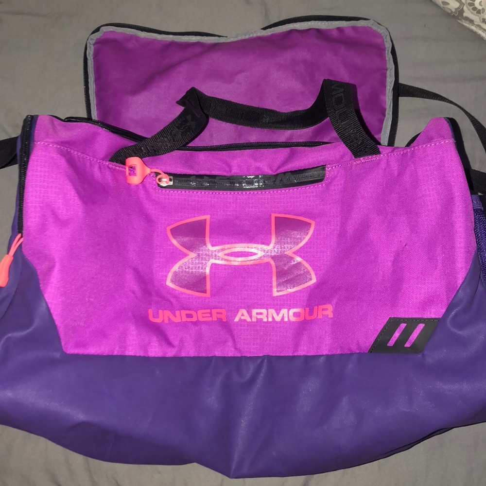 Under Armour athletic duffel bag